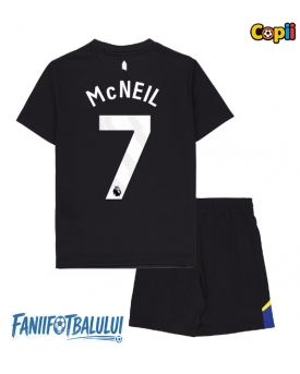 Everton Dwight McNeil #7 Echipament de Fotbal Replică 2025-26 Copii Treilea (+ Șorturi)